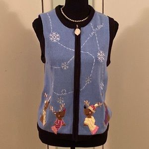 💐NWT Bechamel CHRISTMAS Vest Size Small